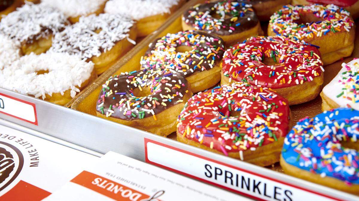 Shipley Do-Nuts has more than 60 varieties, including iced, cake and filled versions.