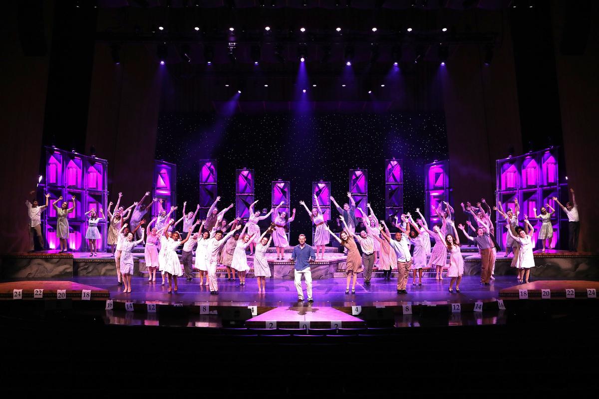 Soloist Logan Spears performed ‘Run, Freedom, Run!’ From “Urinetown.” “It’s A Grand Night for Singing” is set to perform its’ 27th show.