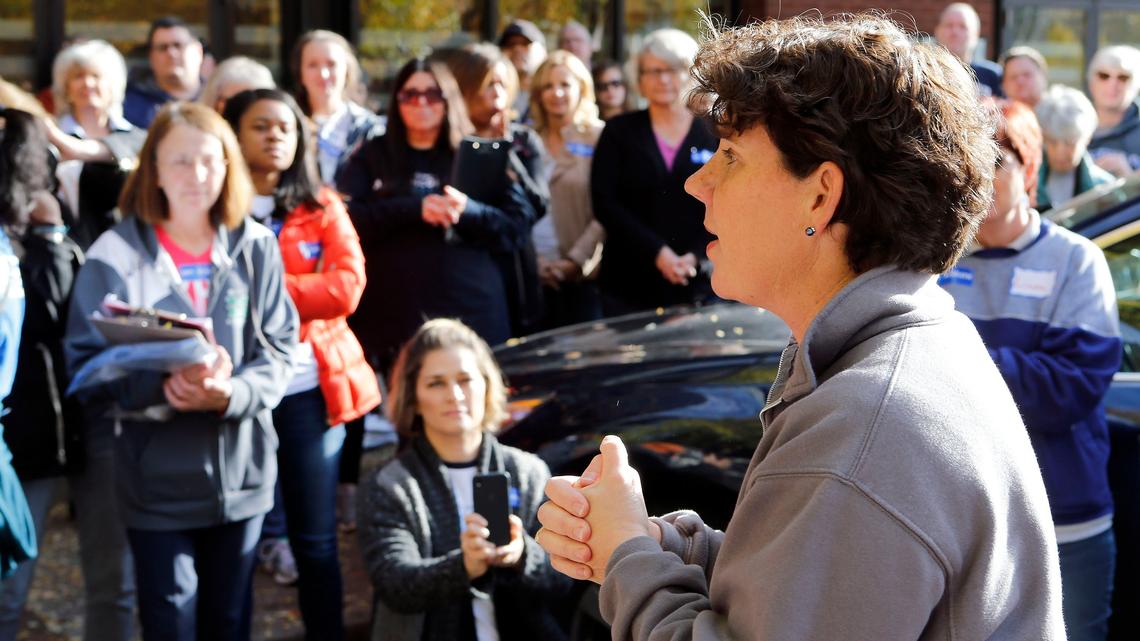 Amy, Donald and Mitch. McGrath signals a different tone — and a moderate shift.