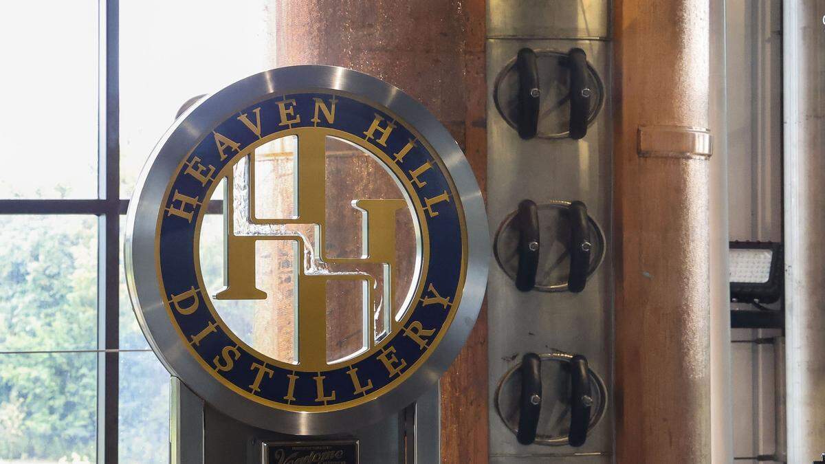 Heaven Hill’s spirits safe at its new, $200 million Kentucky bourbon distillery, Thursday, Sept. 4, 2025 in Bardstown, Ky. Every drop of bourbon made at the facility will flow from the copper still and then through the spirit safe.