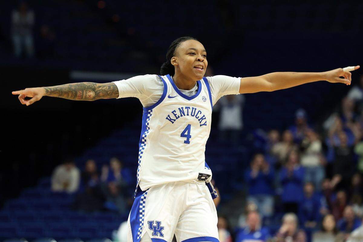 Eniya Russell spent two seasons at South Carolina, then two at Kentucky before transferring this offseason to Mississippi State.