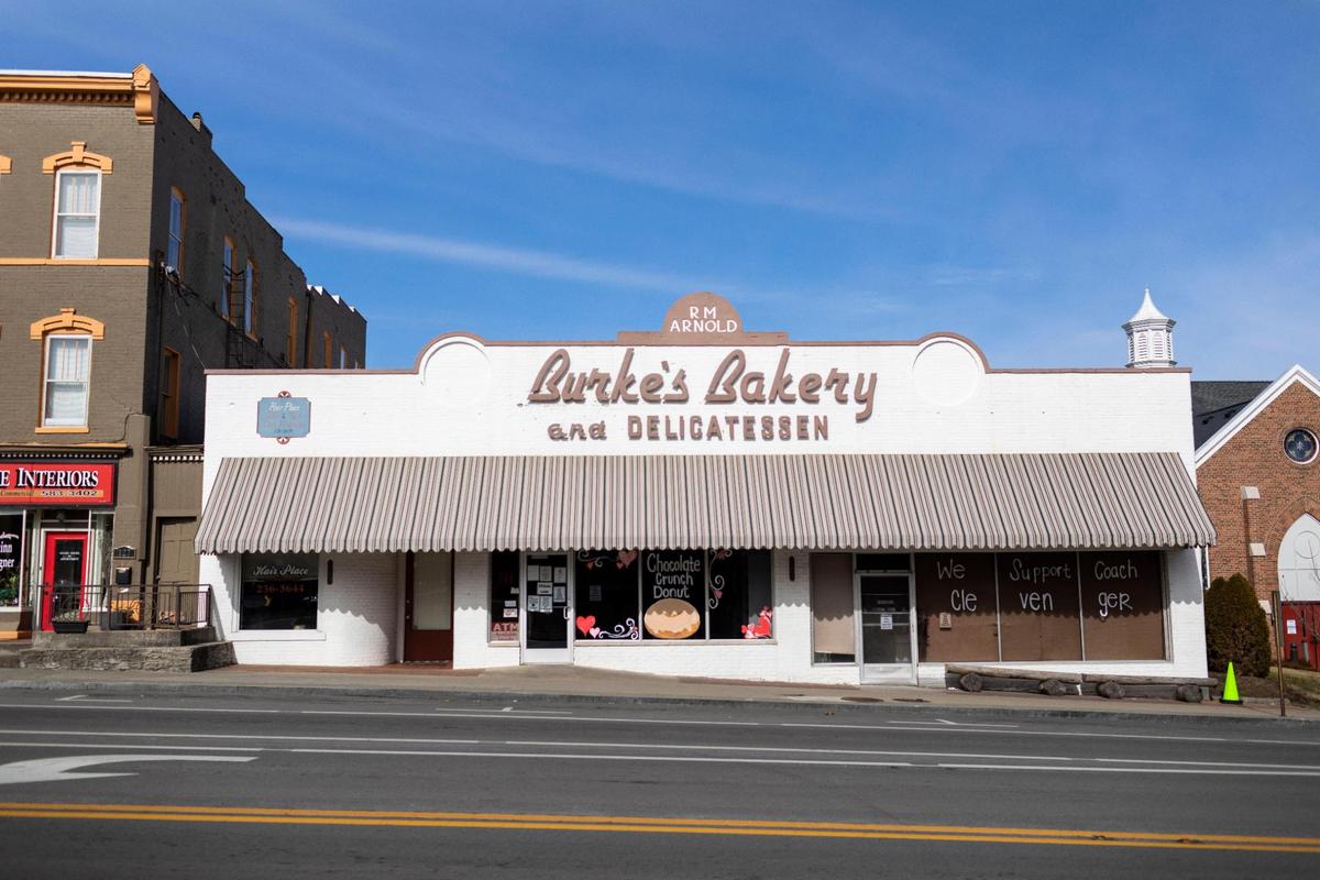 Fifth generation bakery, Burke’s Bakery, is a full-service bakery in downtown Danville, Ky., Saturday, February 6, 2021. Joedy Burke runs it currently with the manager and girlfriend Shawna Lofton. The two come in close to 4:00am every morning to start baking.