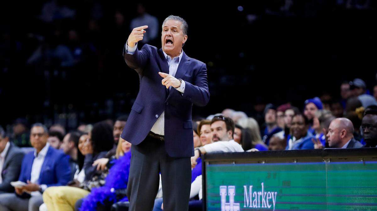 John Calipari talks Bradshaw, Wagner and more after Kentucky basketball wins in Philadelphia