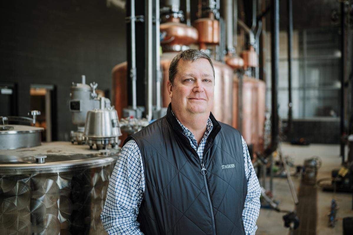 Ray Franklin is the founder and president of Staghorn, which built the new $250 million Garrard County Distilling Co. in Lancaster.