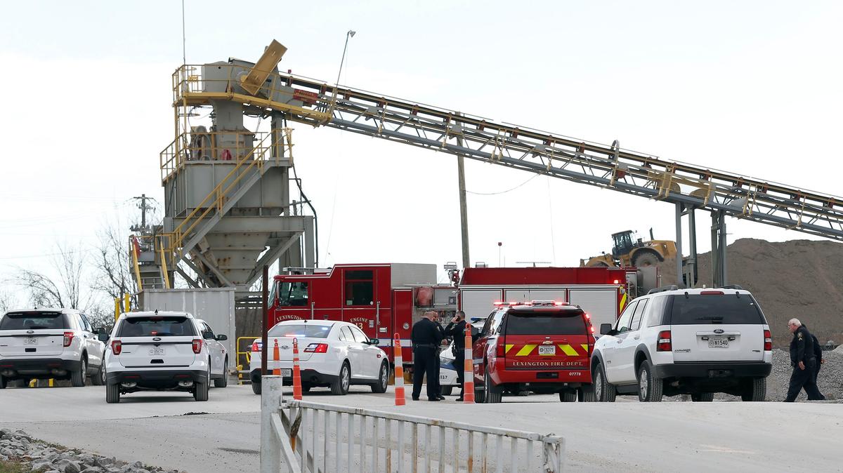Lexington Police and Fire worked at Vulcan Materials Company Central Quarry, 1280 Manchester Street where reports of a truck fire with a potential explosion situation caused many streets around the quarry to be closed. The Lexington Fire Department has determined it will be better to let the truck burn since it is deep underground in the quarry.
