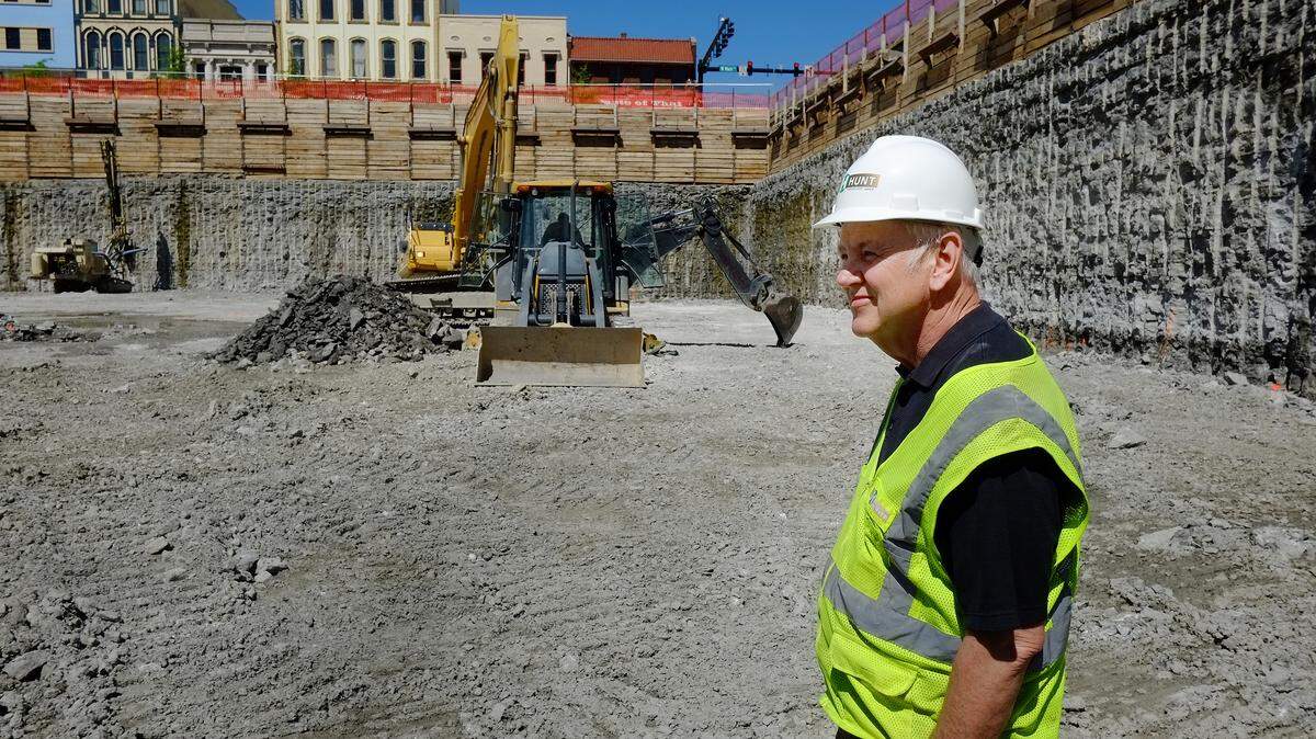 CentrePointe developer Dudley Webb hopes to sell as much as $30 million in bonds to finance a parking garage. Webb said financial papers have been filed, and he's waiting on bond sellers.  