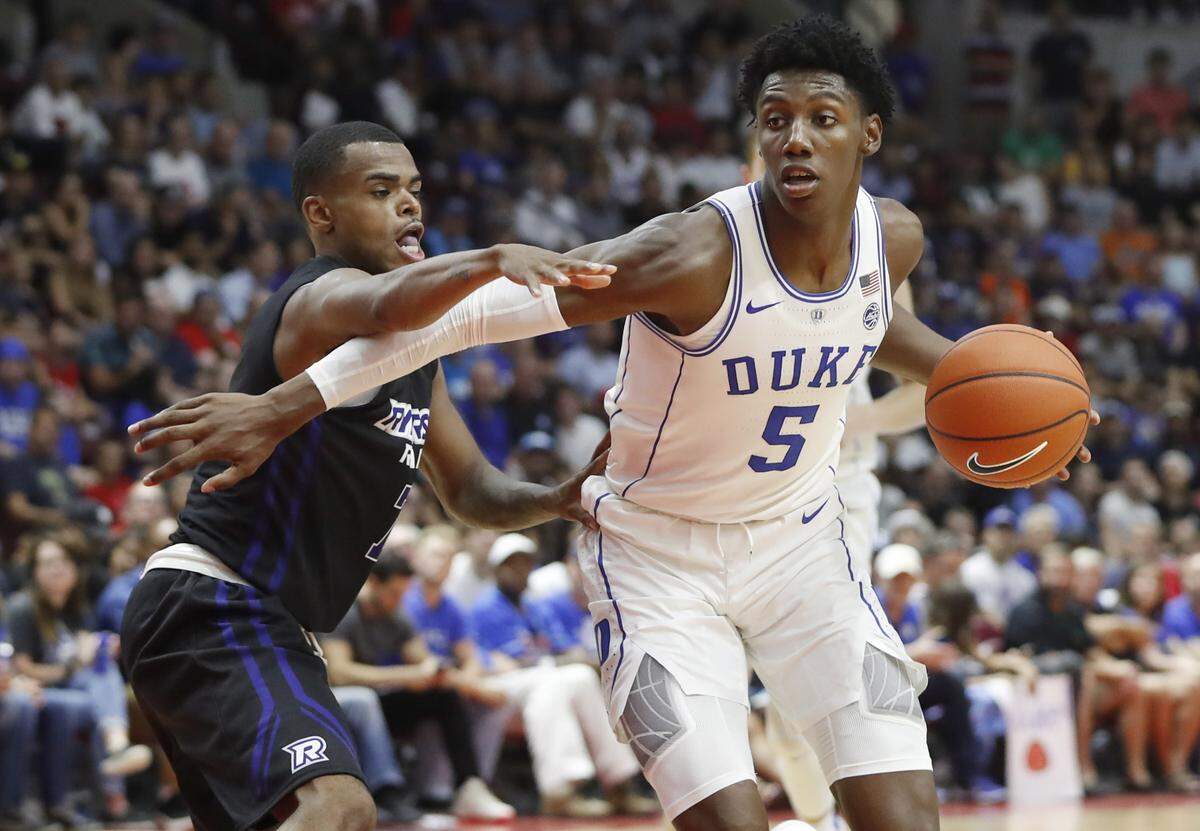 Duke freshman RJ Barrett, a 6-foot-7 product of Mississauga, Ontario, Canada, was the top-ranked prospect in the class of 2018 according to Rivals.com.