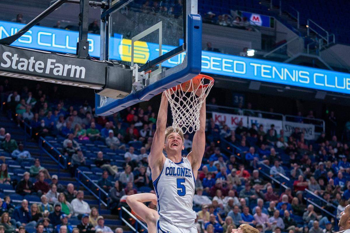 Covington Catholic’s Mitchell Rylee (5) is committed to Miami (Ohio). He had 11 points and six rebounds in the Colonels’ Sweet 16 win over Ashland on Thursday.