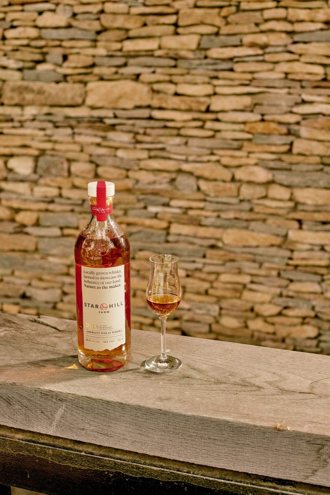 The latest version of Star Hill Farm Whisky is cask strength, 116.4 proof, available in limited release in the U.S., United Kingdom, Australia, Japan and Duty Free. You can buy it at the Maker’s Mark Distillery in Loretto on a special tasting experience tour of Star Hill Farm.