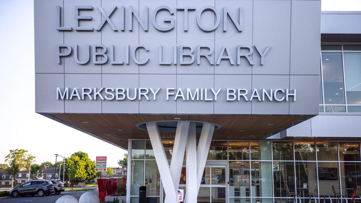 The Lexington Public Library’s Marksbury Family Branch in the Cardinal Valley area.