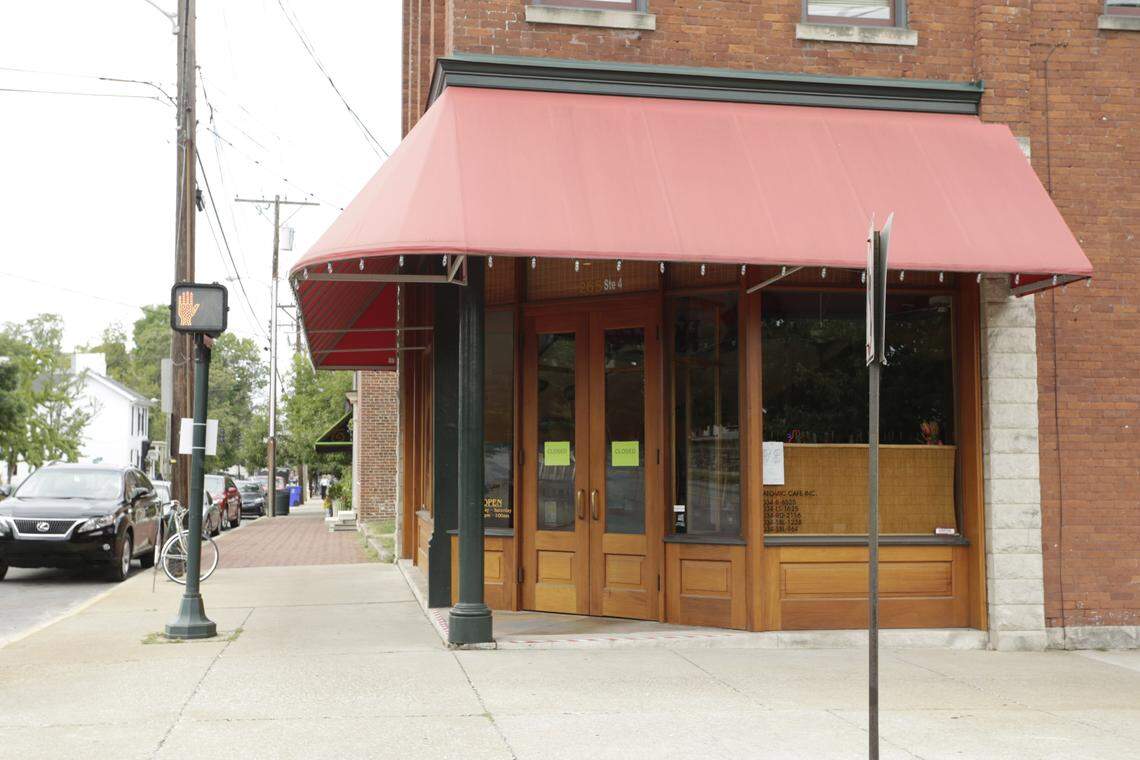 The former Atomic Cafe building on North Limestone is for sale, along with adjoining buildings. The restaurant space also is for lease.