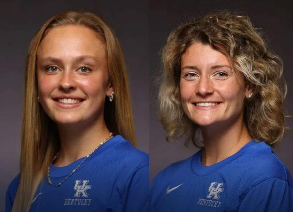 Tori Herman, left, and Perri Bockrath, right, have qualified to compete in next week’s NCAA Cross Country Championships at Stillwater, Okla.