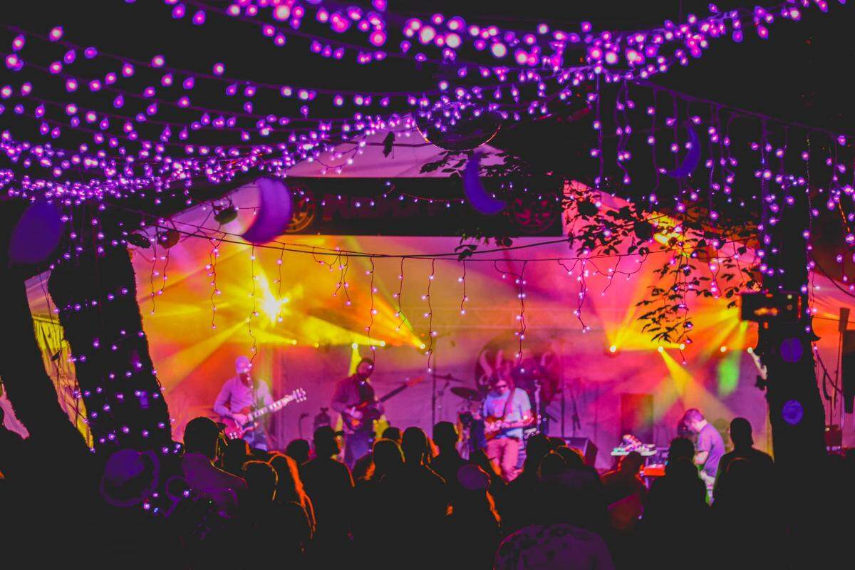 Moonshiner’s Ball, a small, secluded music festival in the woods, returns to Rockcastle Riverside Oct 9-12.