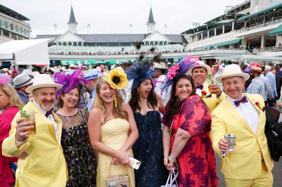 Horse racing fans during Kentucky Derby 151 at Churchill Downs May 3, 2025.&nbsp;&nbsp;