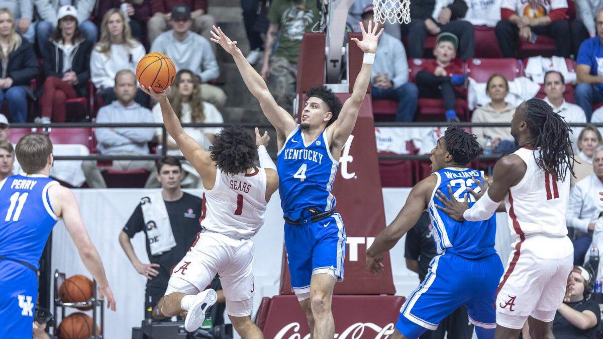 Box score from No. 17 Kentucky basketball’s 96-83 SEC loss at No. 4 Alabama