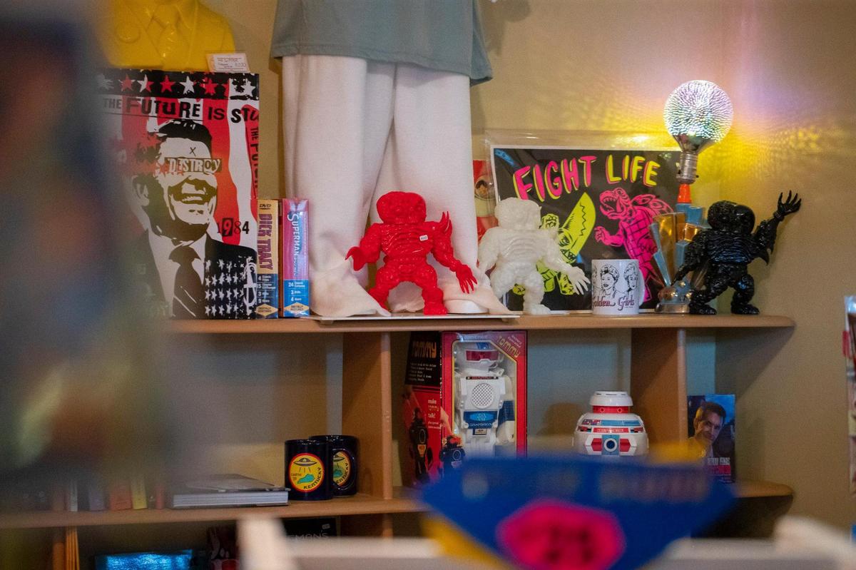 Earth to Kentucky is located at 836 Main St. in Covington, Ky. The shop sells original, vintage action figures and designer and bootleg toys.