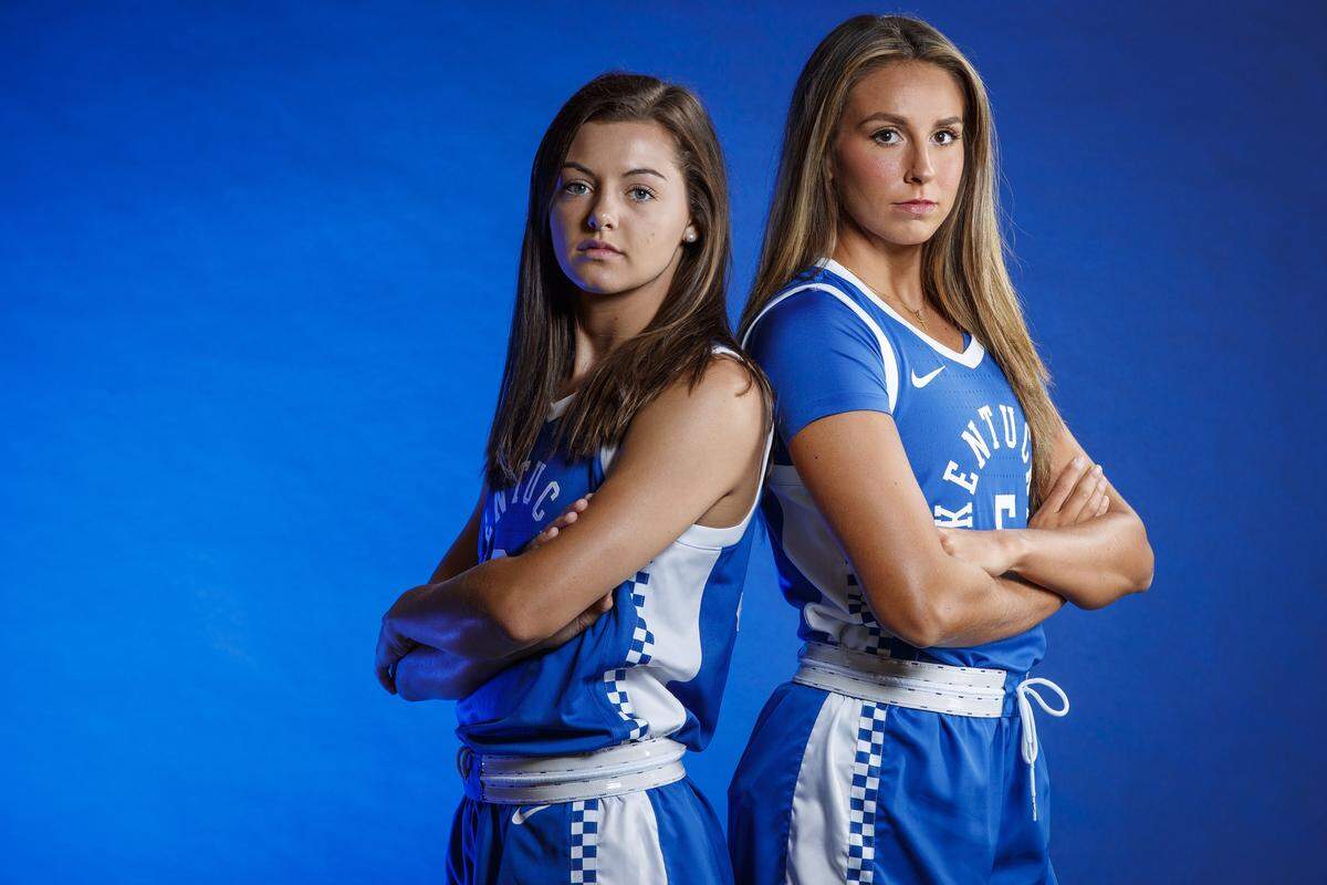 Emma King, a freshman from Lincoln County (left), and Blair Green, a sophomore from Harlan County (right), could help provide the offensive firepower necessary to complement Rhyne Howard this season.