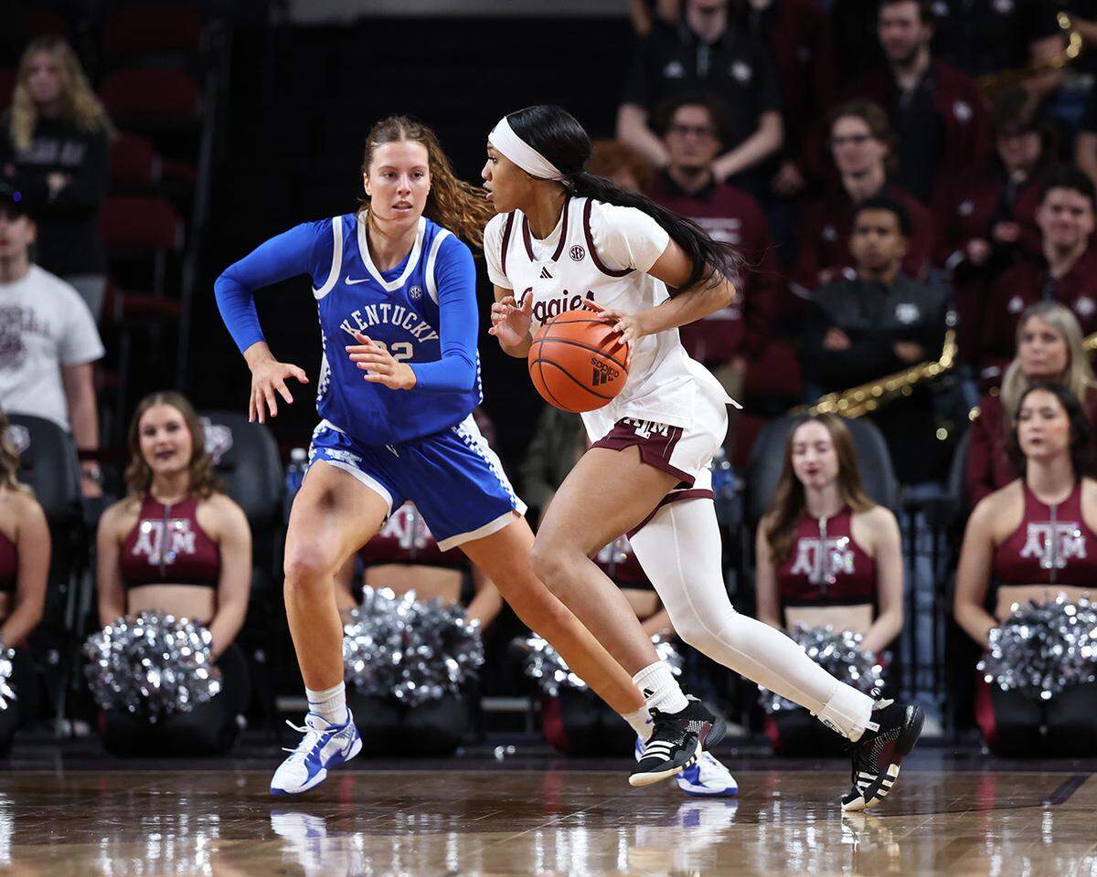Kentucky’s Amelia Hassett, who averages 10.5 points per game, went scoreless for the first time this season during Thursday night’s loss.