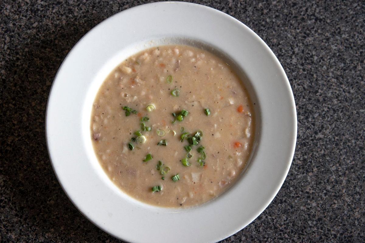 White bean soup at WinchellÕs in Lexington, Ky. Thursday, March 18, 2021