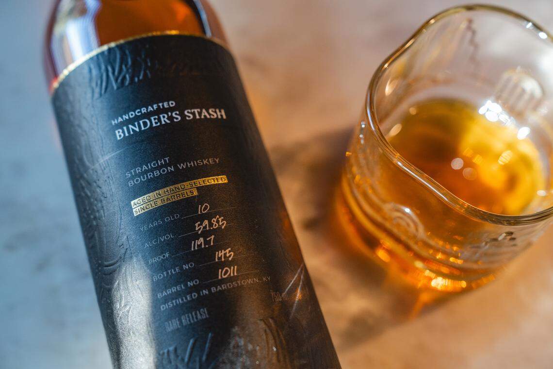 Binder’s Stash, a boutique bourbon label, had planned to open its first tasting room in Louisville but the project has been delayed and now faces a lawsuit and more than $1.2 million in liens.