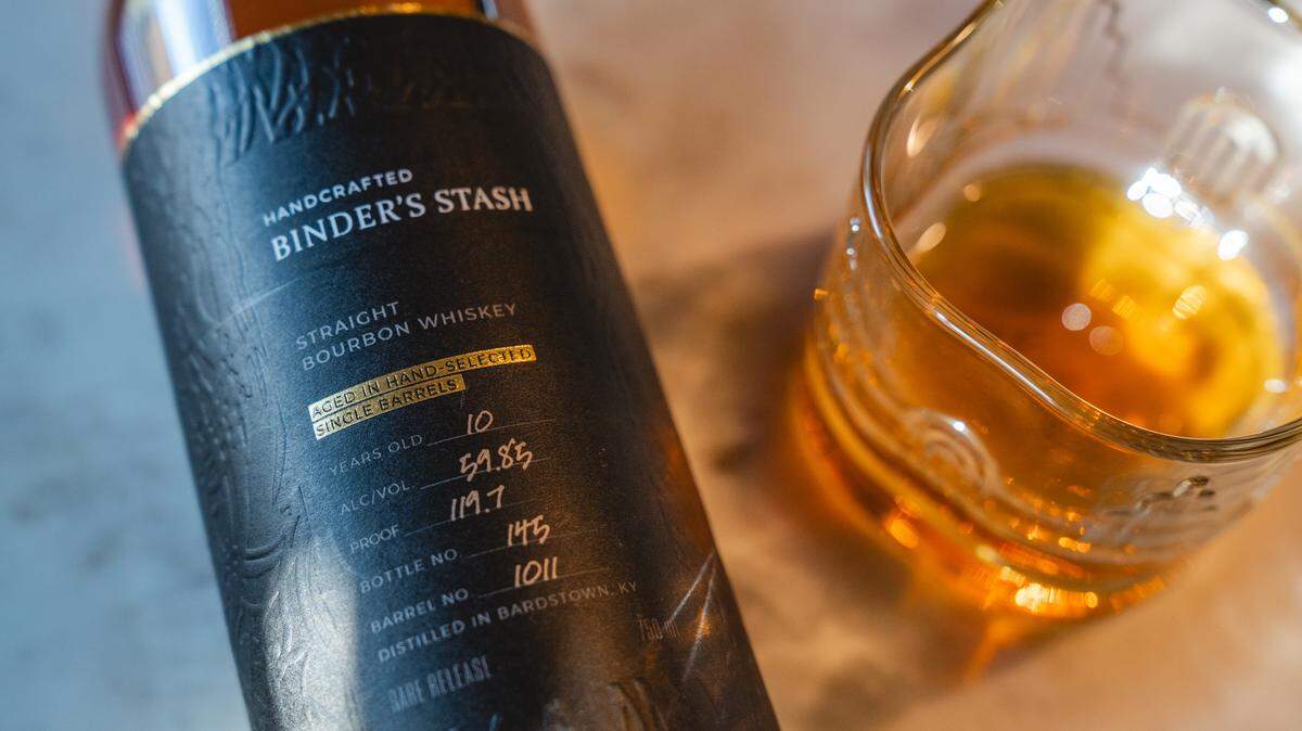 Binder’s Stash, a boutique bourbon label, had planned to open its first tasting room in Louisville, but the project has been delayed and now faces a lawsuit and more than $1.2 million in liens.