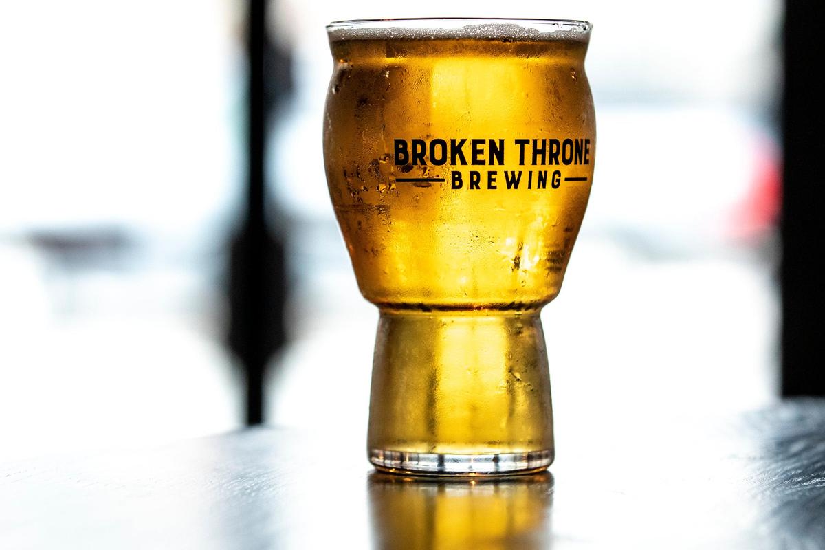 The Mexican Lager at Broken Throne Brewing in Pikeville.