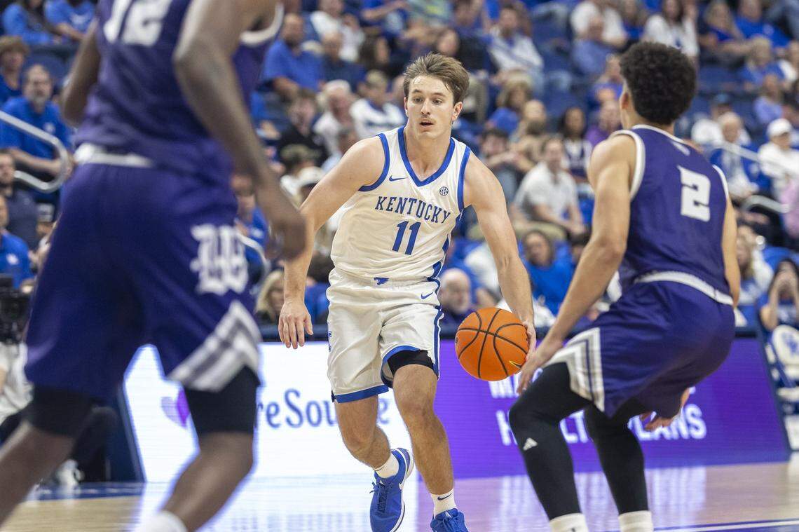 Travis Perry came to UK from Lyon County as the career scoring leader in Kentucky high school boys basketball history.