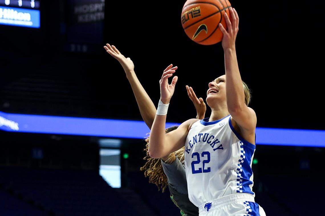Maddie Scherr is Kentucky’s leading returning player in numerous statistical categories. The senior averaged 11.6 points, 5.1 rebounds and 4.3 assists last season.