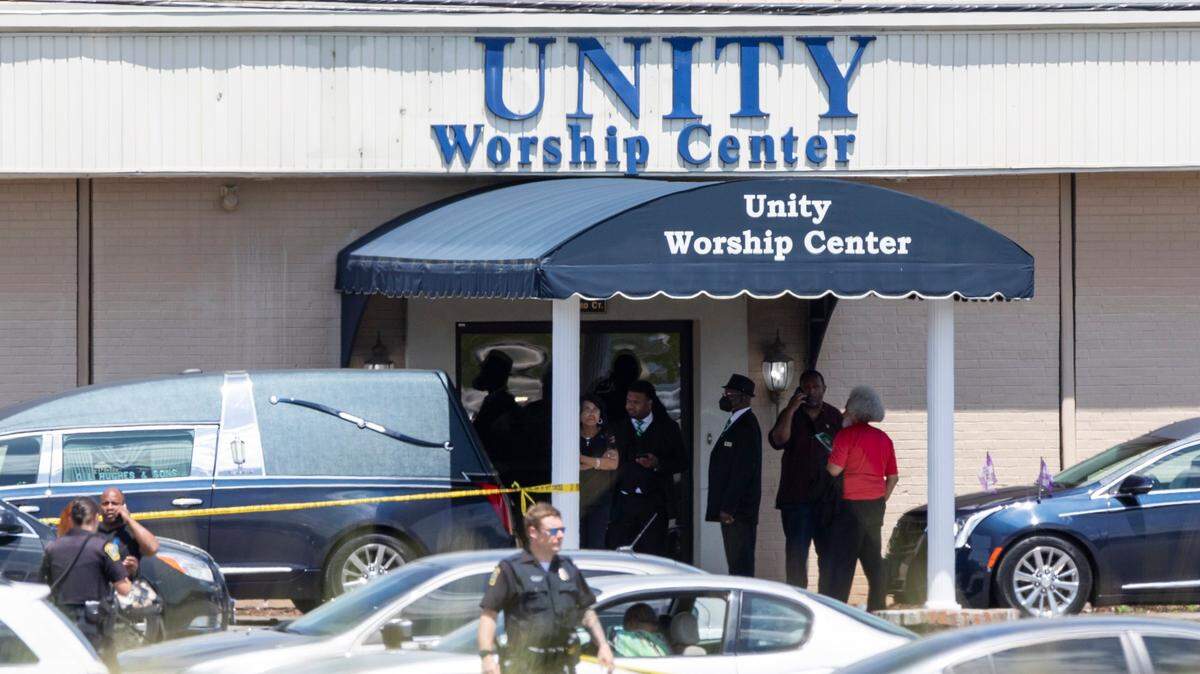 Lexington police and Fayette County Sheriff’s Department officers were on the scene of a shooting outside the Unity Worship Center in Lexington, Ky., Saturday.