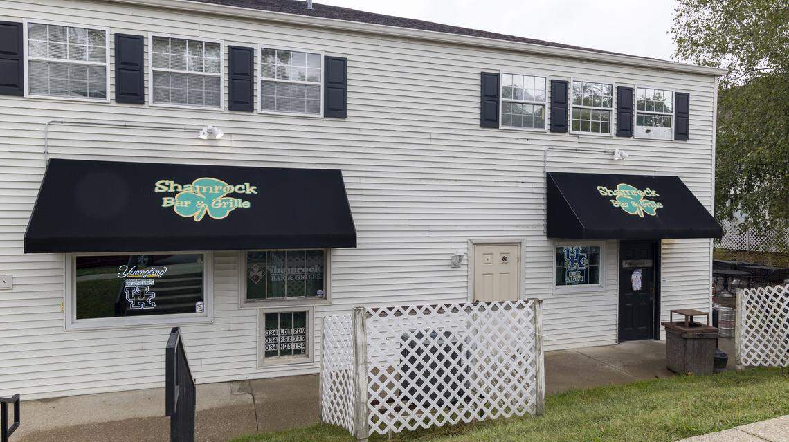 Shamrock Bar & Grille on Patchen Drive, just off Richmond Road, Wednesday, Sept. 24, 2025, in Lexington, Ky. The Irish themed restaurant and bar has another location in the Brannon Crossing shopping center in Nicholasville. 