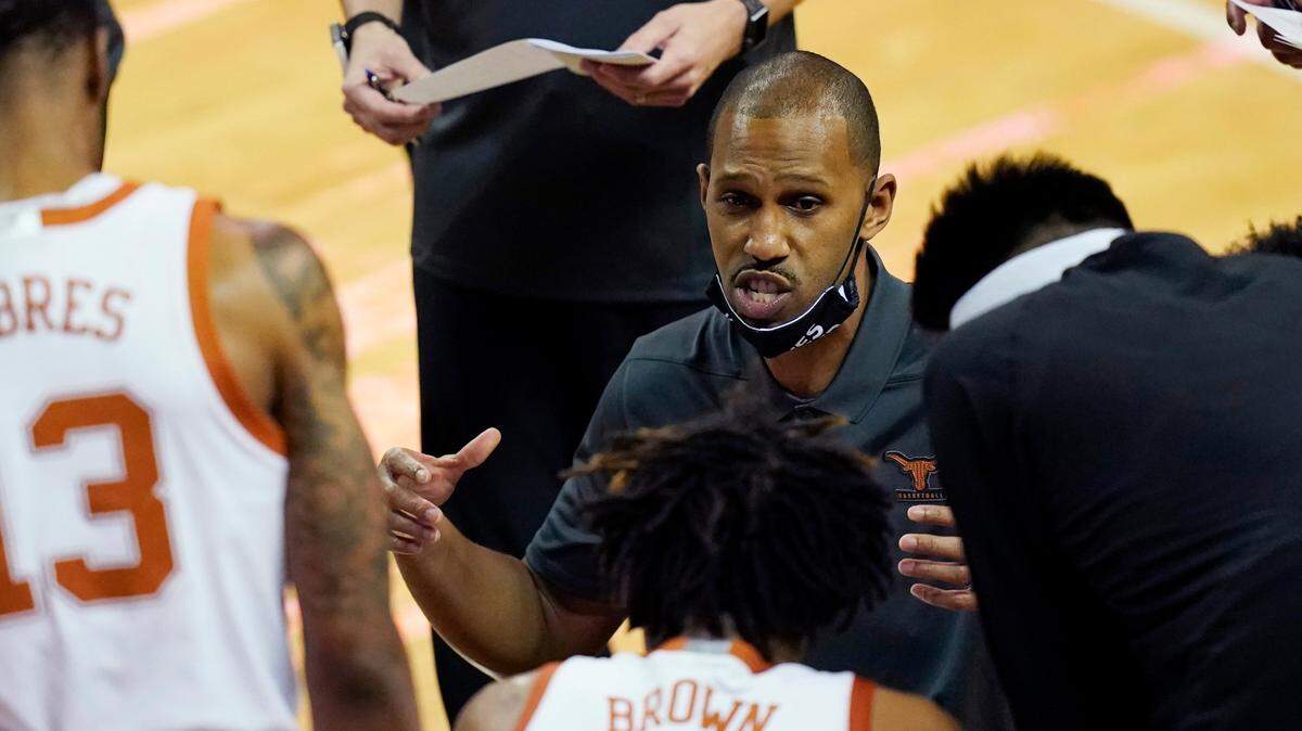K.T. Turner took over head coaching duties at Texas while Shaka Smart was briefly away from the team during the 2020-21 season.