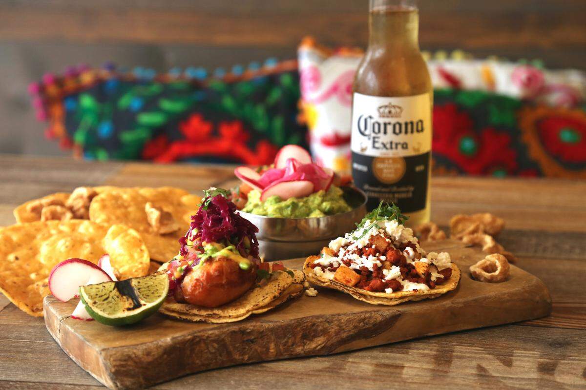 La Taquiza on Tiverton Way will have Mexican Fish Tacos as well as a soy crumble taco.