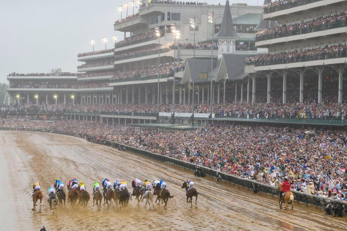 Sovereignty with Junior Alvarado wins the Kentucky Derby (G1) at Churchill Downs in Louisville, Ky., on May 3, 2025