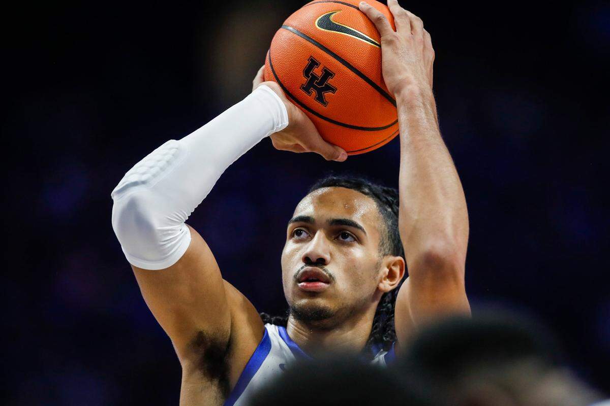 Jacob Toppin is one of seven Wildcats shooting below 70 percent from the free throw line this season. As a team, the Wildcats are making 66.3 percent at the foul line.