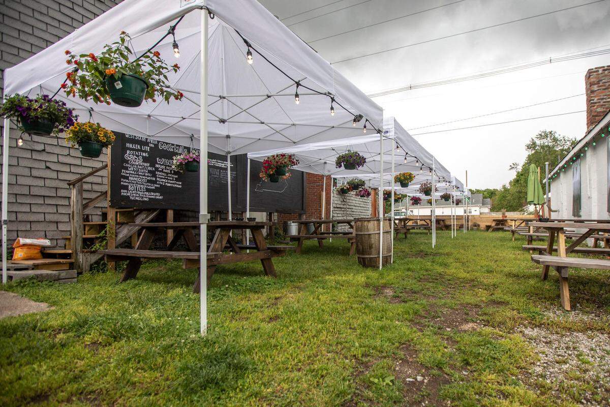 PieTana, at 210 Rosemont Garden in Lexington, Ky., will offer in-person dining at its outdoor seating options beginning Friday.