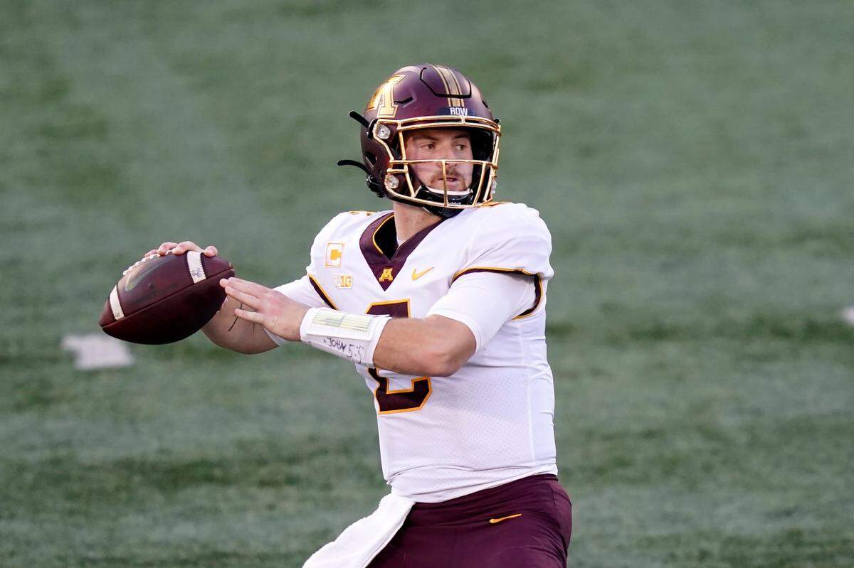 Minnesota quarterback Tanner Morgan, a Ryle High School product, directed the Golden Gophers to an 11-2 record in 2019.
