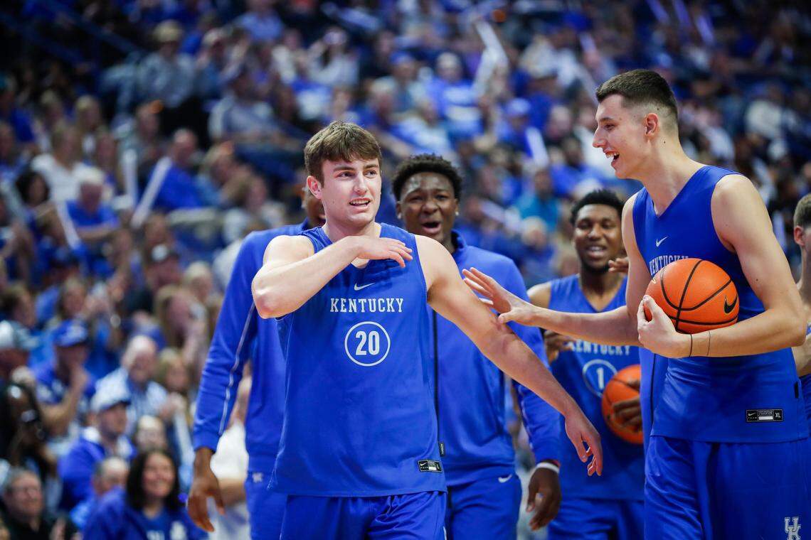 Freshman guard Joey Hart scored three points and played just 10 minutes at Kentucky this season.