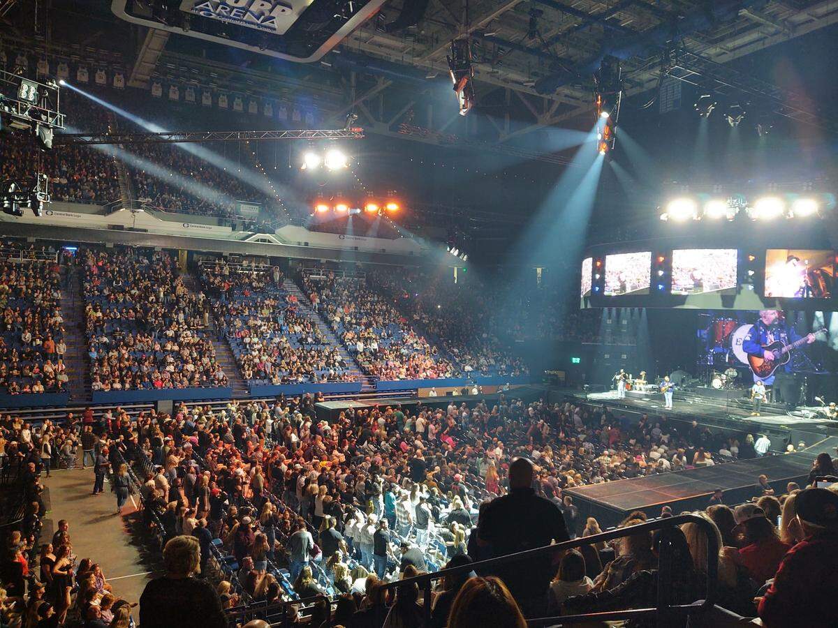 ERNEST opened for country/hip-hop singer Jelly Roll at Rupp Arena in Lexington, Ky., on Nov. 8, 2024.