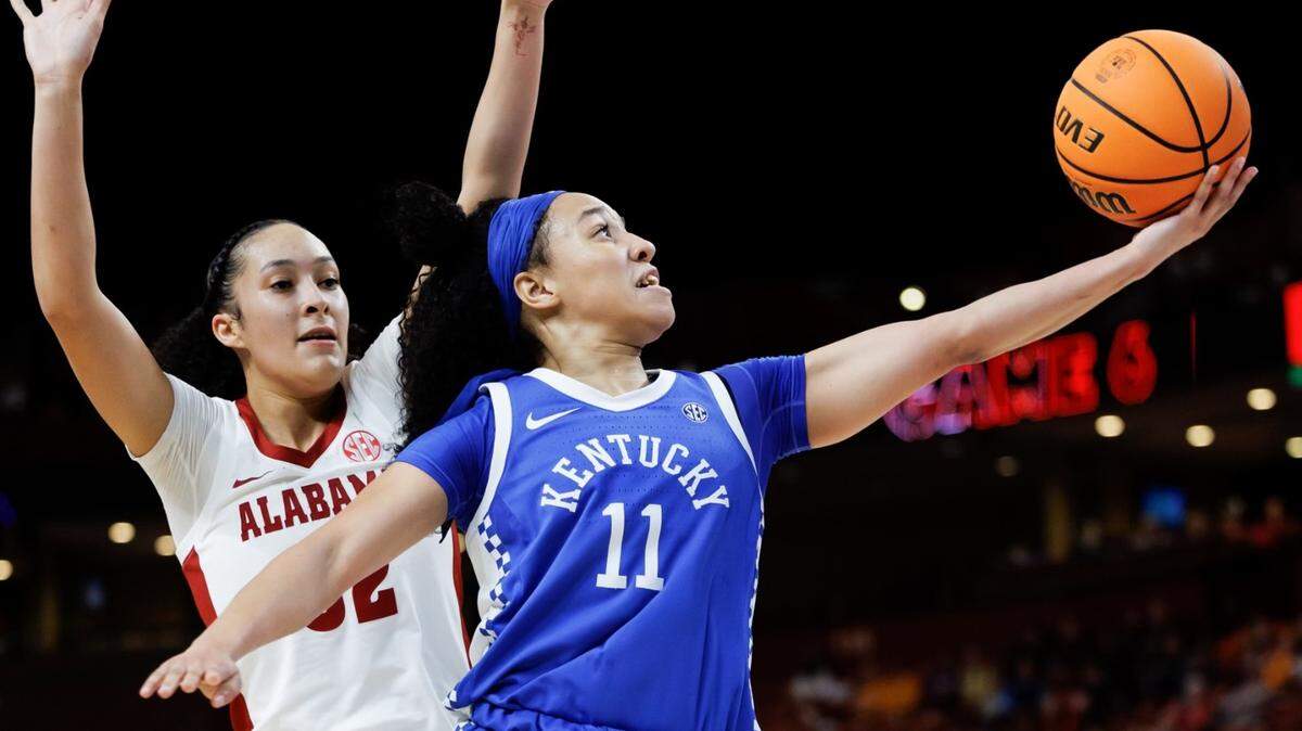 Jada Walker went 11-for-16 from the field and made both of her three-point attempts on the way to a career-high 24 points in Kentucky’s win over Alabama in Greenville, S.C.