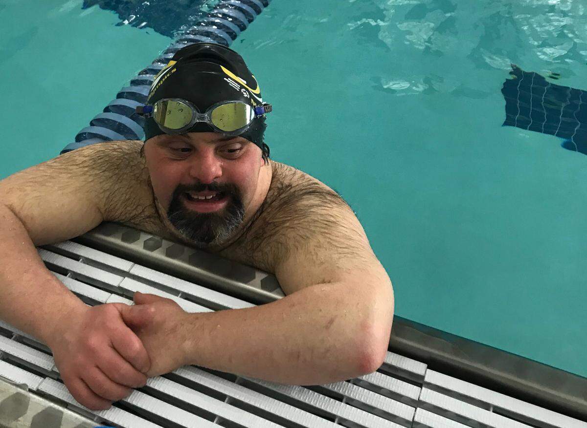 After 12 years swimming butterfly and freestyle, Lexington's Andrew Janoski, 33, is making his first trip to the USA Games.