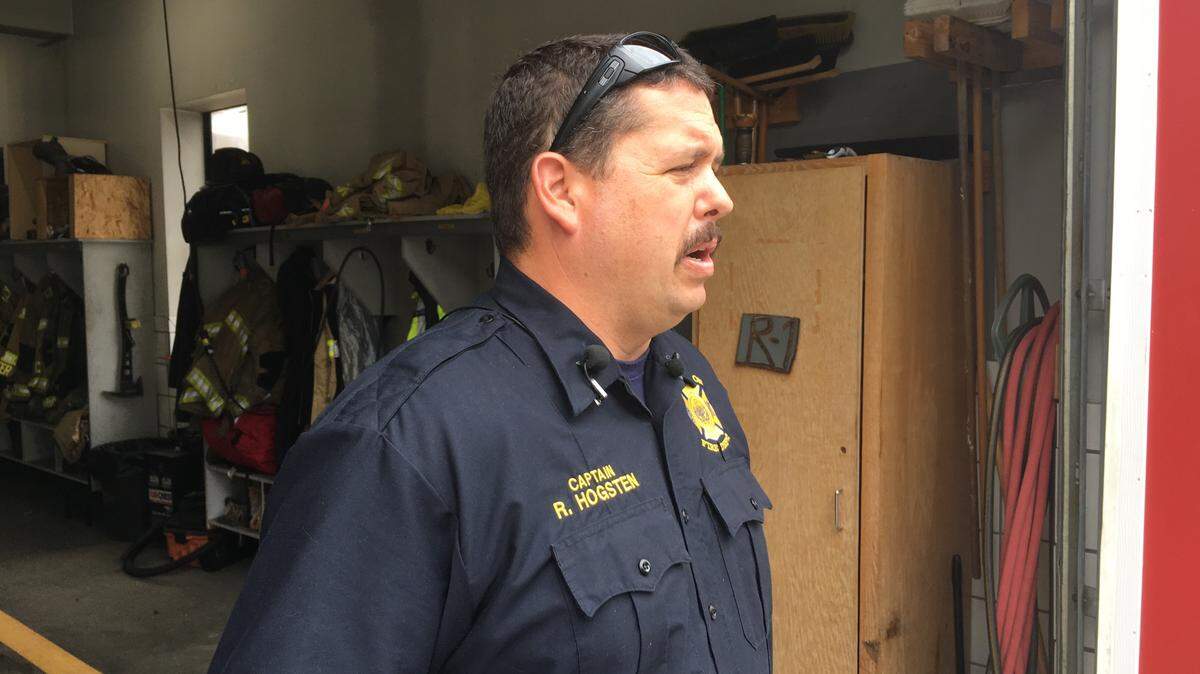 Lexington Fire Department Capt. Ryan Hogsten returned home Tuesday after assisting with Hurricane Florence recovery in North Carolina for nearly two weeks.