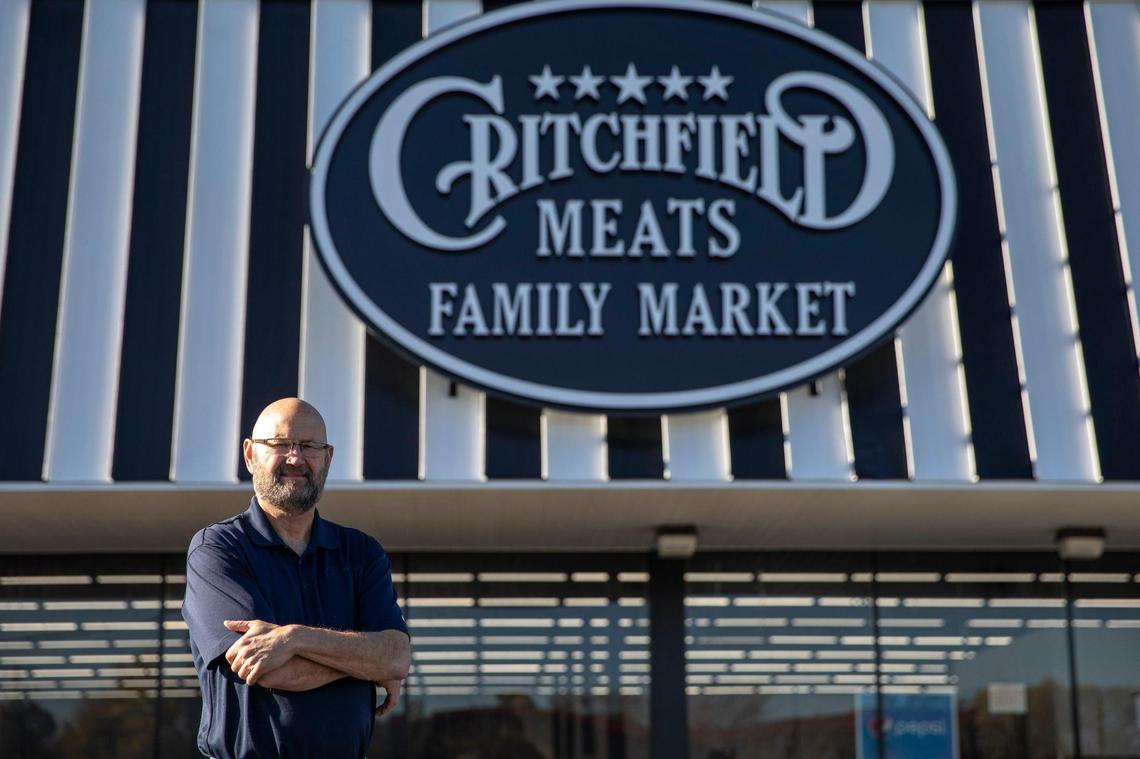 Mark Critchfield, president of Critchfield Meats, is taking holiday orders for their new location at 398 Southland Dr.
