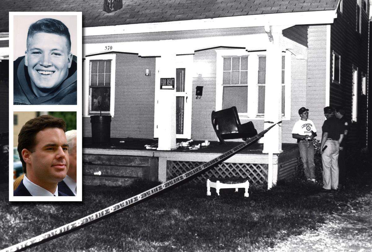 The house on Woodland Ave where Trent DiGiuro was murdered in 1994.