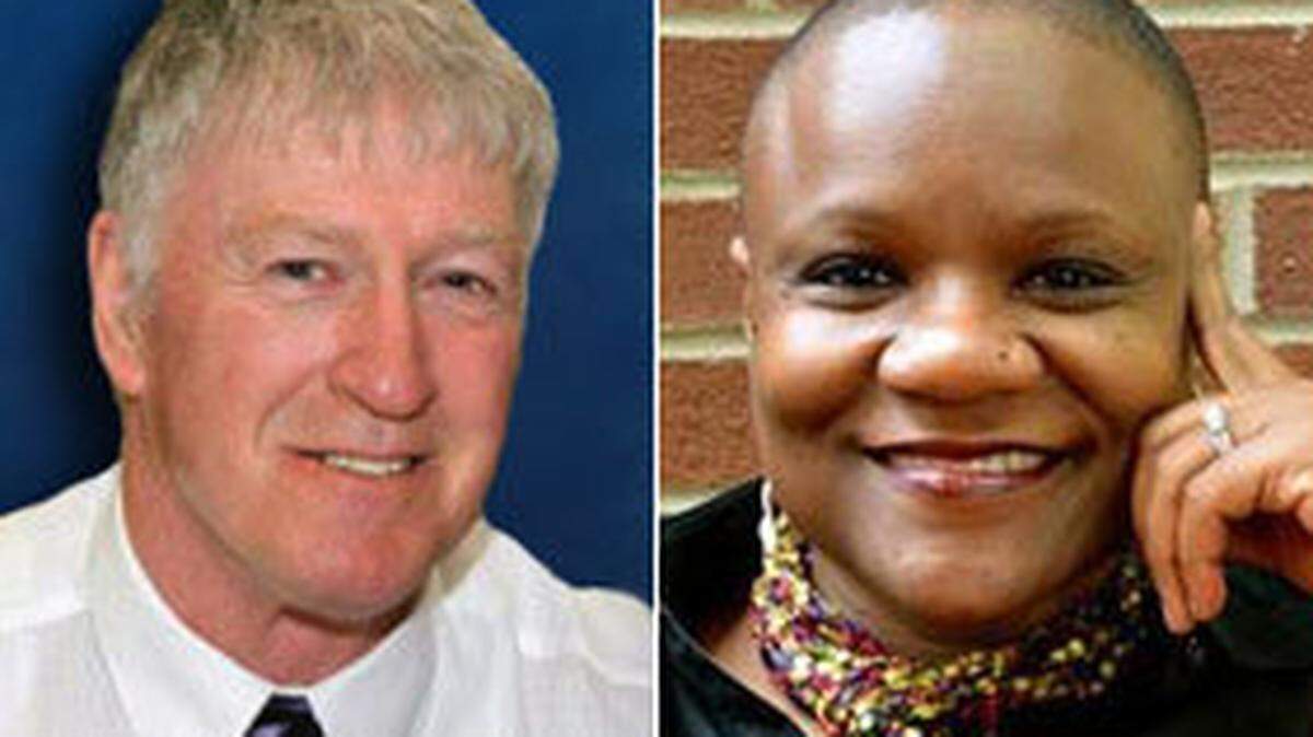 LeTonia A. Jones, left, and Dave Vinson