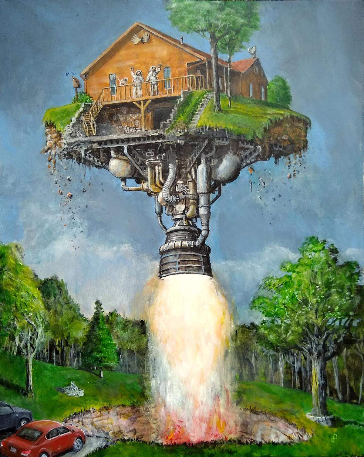 “Deep Spacial Distancing” by Damon Farmer