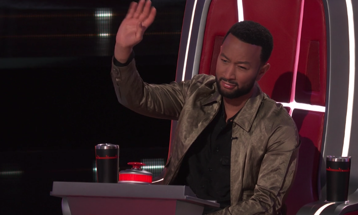 John Legend won’t get the chance to have Holly Forbes on his team, as Ariana Grande blocked him.