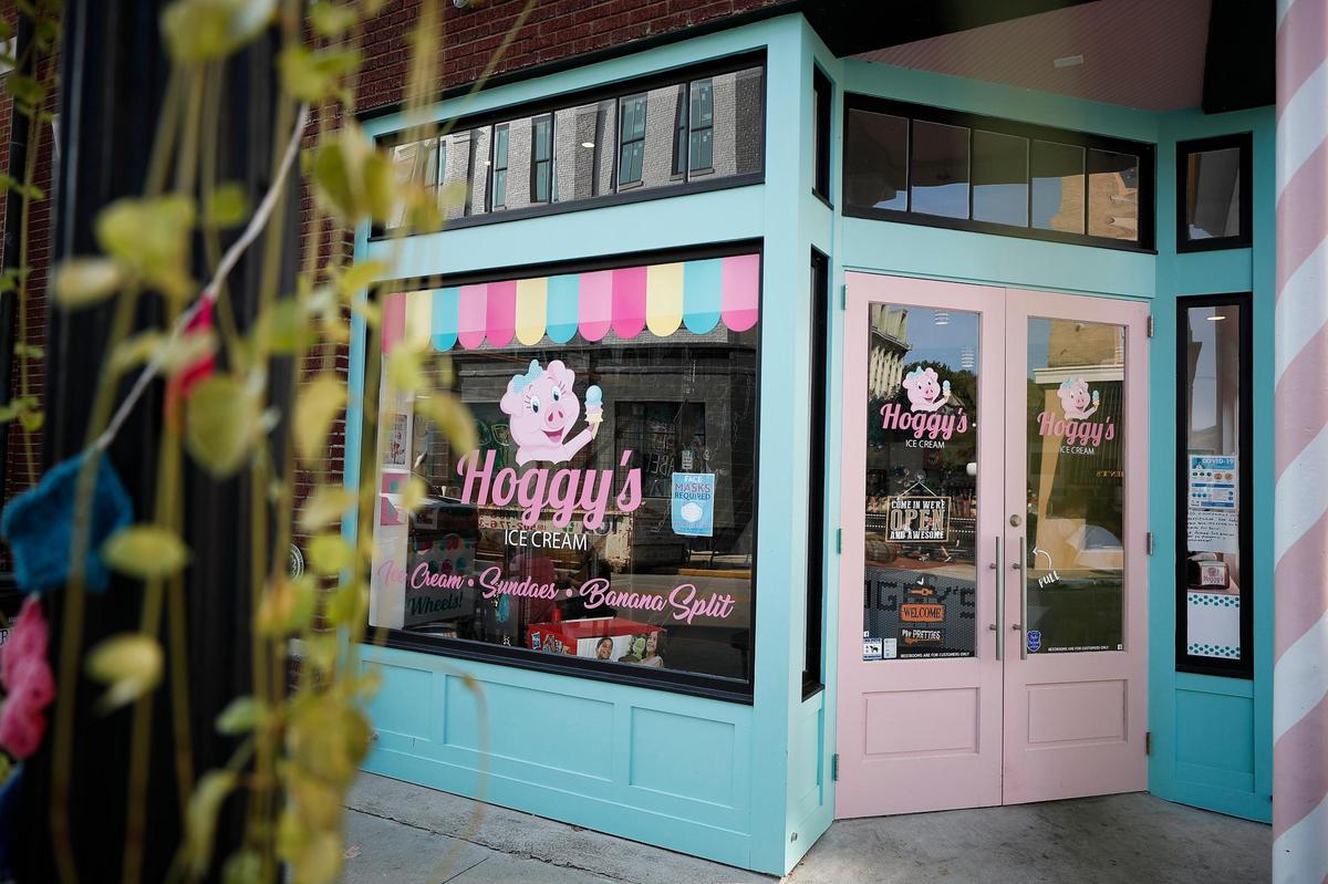After raising five “baby hoggys,” Crissy Hogsten opened Hoggy’s Ice Cream in 2019, saying she found more time on her hands.