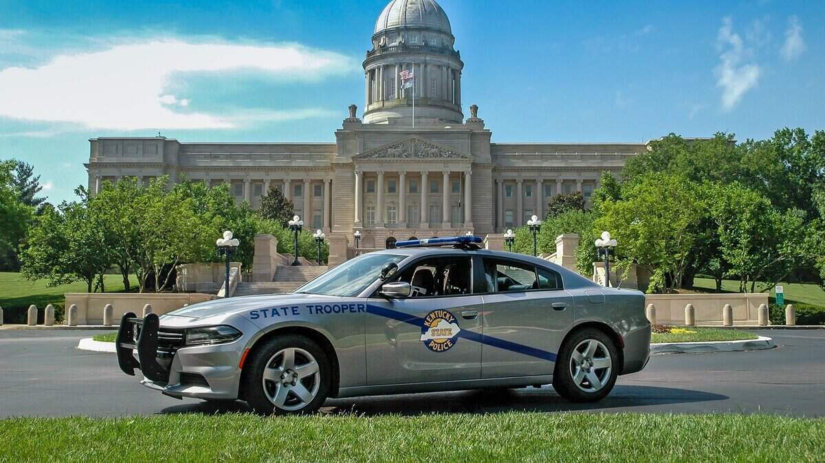 Kentucky State Police submitted this photo for the "2018 Best Looking Cruiser Contest" sponsored by the American Association of State Troopers.