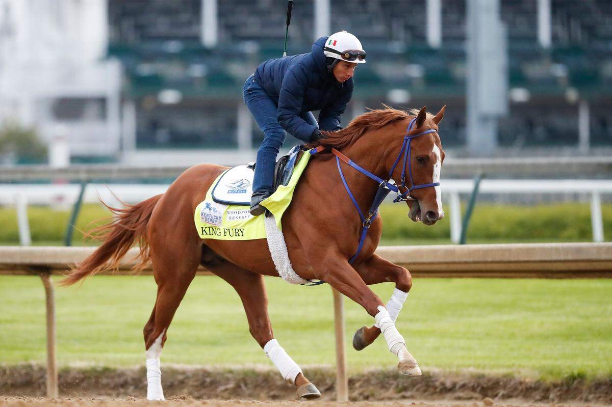 King Fury developed a fever the day before the Kentucky Derby and was scratched from the race. He could be back for the Preakness.