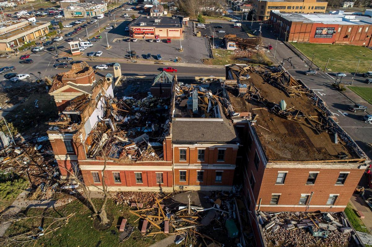 Kentucky Attorney General Daniel Cameron tweeted that he and his wife, Makenze, “are praying for every Kentuckian affected.”